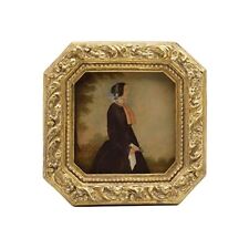 3x3 Small Vintage Picture Frame, Mini Antique Ornate Gold Photo Frame, Tiny R... picture