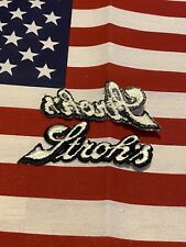 ✅ Lot Of 20 Stroh’s Beer Script Logo Embroidered Patch Iron On Brewery nos picture