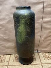 VINTAGE CERAMIC VASE 14.5 Inches Tall picture