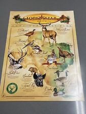 Lone Star Beer 1994 game for the hunt Poster - San Antonio, Texas Vintage Rare picture