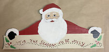 Christmas “Santa Wall / Door Hanging Decoration 16” X 7.5”-T Is The Season To Be picture