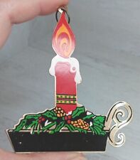 LILLIAN VERNON Lillikins Vtg 1970s Brass Ornament Hand Painted Candle Rare HTF picture