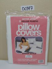 Vintage Better Home Plastic 2 Deluxe Pillow Covers 21