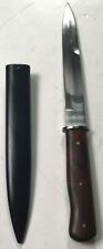 WWII GERMAN BOOT FIGHTING KNIFE & SCABBARD picture