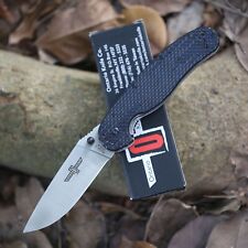 Ontario Rat 1 Custom Twill Carbon Fiber Handle Pocket Folding Knife Aus8 Blade picture