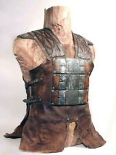 medieval Viking Leather Armor with Brass Accents; unisex breastplate; LARP and C picture