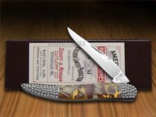 Schatt & Morgan Toothpick Knife Deer Stag & Clear Resin Pocket picture