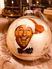 1979 Bing Crosby White Christmas glass ball tree Ornament, preowned picture
