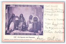 1911 Ute Squaws And Papooses Denver Colorado CO Posted Antique Postcard picture