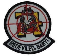USN NAVY VF-74 BEDEVILED BABY FIGHTER SQUADRON PATCH BE-DEVILERS TOMCAT VETERAN picture