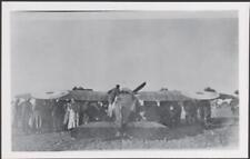 Crowd inspects a Bristol M1 monoplane on airfield ca 1917 AVIATION OLD PHOTO picture