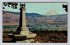 Dallas OR-Oregon, Vogt Fountain And Rose Garden, Antique, Vintage Postcard picture