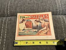 Vintage Alka Seltzer Fun With Puzzles Booklet Zebulon Drug Co. Zebulon, N.C. picture
