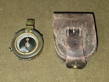 WWI US Army Officer Marching Compass with Carrier Dated 1918 NOT WORKING picture