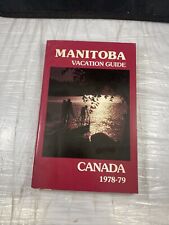 Vintage Manitoba Vacation Guide CANADA 1979-80 Book Vintage Travel 70s picture