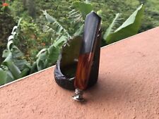 Mid Century Two Tone Bakelite And Lucite Custom Tobacco Pipe Tamper  picture