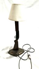 Vintage Shotgun Rifle Lamp With Shade picture
