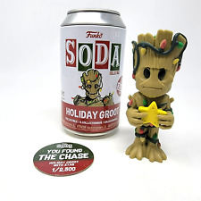Funko Soda Marvel Guardians GOTG Holiday Groot with Star Chase 1/2500 Figure picture