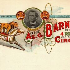 Scarce Al G. Barnes Big 4 Ring Wild Animal Circus Letterhead c1927 picture