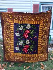 Antique Wool Sleigh Blanket 50in X 55in Chase Victorian picture