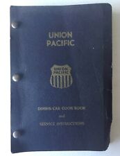 Union Pacific Railroad Dining Car Department Cook Book Service Instructions picture