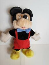 Vintage 1980s Mickey Mouse Little Boppers Dancing Plush Toy Figure Disney 12