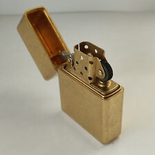 Zorro 912 Tumbled Brass Lighter - 150g Case & Heavy Duty Hinge picture