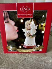 LENOX Blow Out the Lights Angel w Candle Christmas Ornament Light Control picture