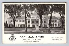 Rhinebeck NY-New York, Beekman Arms, Advertising, Antique Vintage Postcard picture