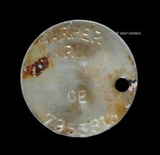 WW2 Steel Dog Tag Identity Disc Tpr Harper, North Irish Horse RAC Wounded Italy picture