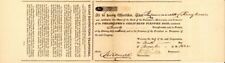 Philadelphia and Great-Bend Turnpike Road - Stock Certificate - Early Stocks and picture