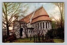Davenport IA-Iowa, Grace Cathedral, Antique, Vintage Postcard picture