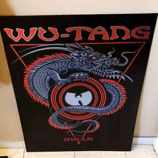 WU-TANG Clan Shaolin Dragon CUSTOM PRINT/POSTER HEAVY 3mm SINTRA Metallic picture
