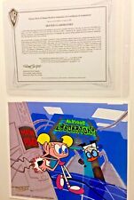 Hanna Barbera Cel Dexter's Laboratory Rare Number 1 Signed Genndy Tartakovsky picture