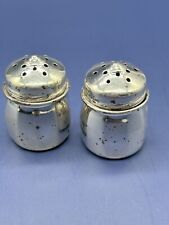 Vintage Sterling Silver Mini Salt & Pepper Shakers 1.5