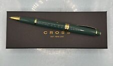Cross Bailey Light Rolling Ball Pen Green With Gold AT0745-12 NEW In The Box picture
