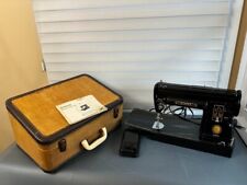 Vintage Singer 301A Slant Shank Sewing Machine With Case Clean Working picture
