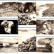 x8 c1940s Oregon Highway 101 Sea Lion Caves Real Photo SET Tourist Souvenir C33 picture