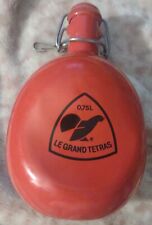 Vintage French Aluminum Red Flask LE GRAND TETRAS 0.75 L See Description  picture