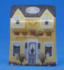 Birchcroft Miniature House Shaped Thimble -- Flower Pot Cottage picture
