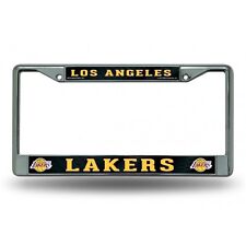 los angeles lakers nba basketball logo chrome license plate frame made in usa picture