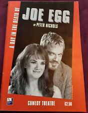Joe Egg Theatre Programme Signed By Eddie Izzard, Prunella Scales , Victoria... picture