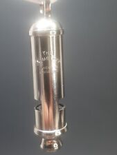 ACME City Trademark England Nickel-Plated Brass British Police Bobby Whistle NOS picture