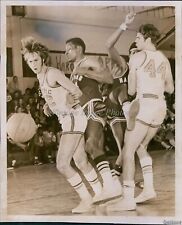 1971 Olympic'S Don Carras Pursues Basketball Past Barry Brown Sports 6X8 Photo picture