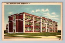 Johnstown NY-New York, Knox Junior High School Building Vintage Postcard picture
