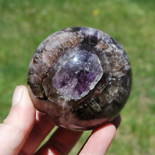 2.75in XL Super Seven Cacoxenite Crystal Sphere, Super 7 Amethyst Cacoxenite Tra picture
