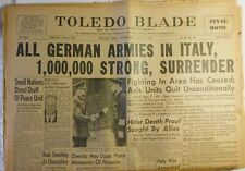 WWll Newspaper - German Armies Surrender picture