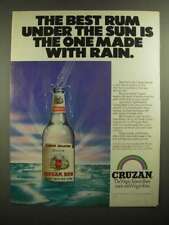 1978 Cruzan Rum Ad - The One Made With Rain picture