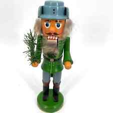Wooden Nutcracker West Germany Lumberjack Tree and Axe picture