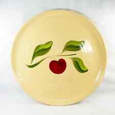 Vintage Watt Pottery 15 Inch Platter #31 Apple and 3 Leaf Pattern 1950s picture